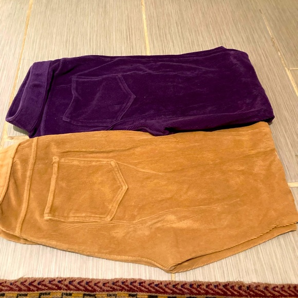 Simply Vera Corduroy Leggings 2 Pairs 